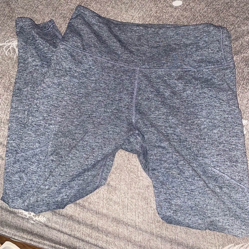 Grey Leggings With Pockets